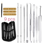 Acne Needle Blackhead Remover Pimple Blemish Comedone Extractor Tweezer Tool Kit. Fixed Price $8.50.