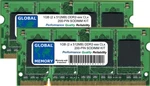 1GB (2 X 512MB) 400/533/667/800MHZ 200-PIN Sodimm Memory Ram Kit For Laptops. Fixed Price $39.89.