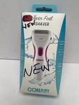 New Conair Satiny Smooth Ladies Cordless Twin Foil Shaver With Pop-up Trimmer. Fixed Price $16.75.