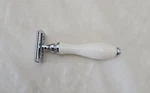 Parker Safety Razor 111W & 5 Double Edge Blades. Fixed Price $70.00.