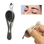 Slant Tip Angled Tweezers Eyebrow Refine Wide Grip Stainless Steel Precision. Fixed Price $6.24.