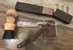 Robeson Shuredge "new Science Concave #1560 Straight Razor Ny W/box & Brush. Fixed Price $45.00.