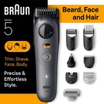 Braun All-in-one Series 5 Trimmer Kit For Beard, Face, Hair And Body. Fixed Price $21.24.