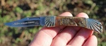 New Stock Frost Family Rams Horn Folding Pocket Knife Est Familia Institutio. Fixed Price $19.99.