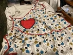 Vintage Handmade Girls Bib Apron. Fixed Price $7.50.