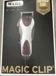 Wahl Magic 8451 Corded Hair Clipper Adjustable Speed Red/silver Unisex. Fixed Price $49.95.