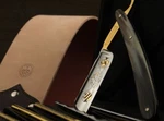 Boker Razor Graf Adolf Iii 6/8" 24 Karat Gold Horn Solingen Germany. Fixed Price $452.79.