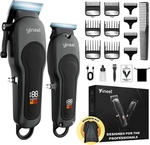 Professional Hair Clippers For Men Cordless Barber & Trimmer Set. Fixed Price $27.99.