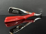 Stylish Barber Hair Shaving Razor Straight Edge Fold Knife Cutthroat Blade Red. Fixed Price $24.99.