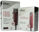 Oster Fast Feed Clipper & T-finisher Trimmer Combo Set Professional Barber Kit. Fixed Price $180.92.