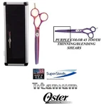 Oster Titanium Supersteels Purple Thinning Blending 45 Tooth Shear Scissor&case. Fixed Price $215.99.