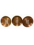 Boots & Barkley (3)CAT Small Dog Food Water Bowls Copper Color Rubber Bottom New. Fixed Price $18.00.