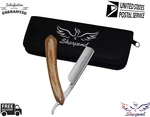 Classic Pro Gold Dollar Shave Straight Edge Barber Razor Folding Hair Shaving. Fixed Price $14.95.