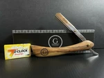 Navajas De Afeitar Barbero Profesional Acero Inoxidable Estuche Cuero 100Y. Fixed Price $19.99.