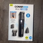 Conair Showerproof Face And Body All-in-one Hair Trimmer Set, 14-PIECE. Fixed Price $16.99.