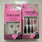 2 Kiss Voguish Fantasy Glow The Dark Nails Almond Medium/xl Point Tip. Fixed Price $25.00.