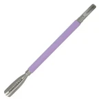 Tweezerman Dual Sided Pushy, Stainless Steel, Cuticle Pusher, Purple, Nwt. Fixed Price $16.00.