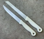 Zwilling Ja Henckels Friodur Utility Bread Knife & Trimmer White Handle Germany. Fixed Price $24.99.