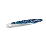 Tweezerman Mini Slant - Blue Mosaic Travel Size New Box. Fixed Price $14.24.