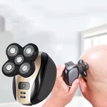 Rotary Electric Shaver 4D Rechargeable Bald Head Hair Beard Trimmer Razor. Fixed Price $39.99.