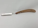 Shaving Straight Razor For Beauty & Barbers, Kissaki, Shave Ready German Wood. Fixed Price $48.00.