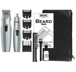 Wahl Mustache & Beard Haircut Trimmer Kit W/ Nose Battery 12 Pieces. Fixed Price $24.95.