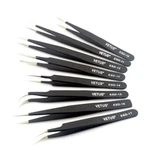 Vetus Stainless Steel Anti-static Tweezers Precise Hand Tool ESD-14 ESD-15 Au. Fixed Price $58.09.
