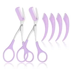 Professional Eyebrow Scissors With Comb, Stainless Steel Shaping Tool. Fixed Price $7.13.