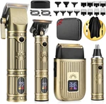 Hair Clippers For Men Professional, T-blade Barber And Trimmer Set, 4. Fixed Price $179.48.