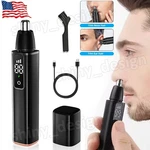 Ear And Nose Hair Trimmer With Led Display Usb Rechargeable Remover. Fixed Price $9.99.