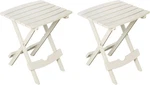 Adams Manufacturing 8500-48-4702 Plastic Quik-fold Side Table Pack, White. Fixed Price $51.81.