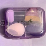 Simply Bella Makeup Sponge Set Beauty Blender + Case Brush. Fixed Price $9.99.