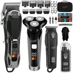 Lqt Hair Clippers For Men 4-IN-1 Cordless Set Beard And Mustache. Fixed Price $91.75.
