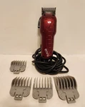 Andis Envy US-1 Adjustable Blade Corded Hair Clipper With 4 Guides, Working. Fixed Price $26.95.