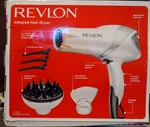 Revlon RVDR5264 Boosted Shine Infrared Hair Dryer 1875W With Attachments. Fixed Price $17.95.
