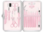 Eyebrow Kit, 17 Tweezers For Women Facial Hair, Professional Tools - Pink. Fixed Price $16.00.