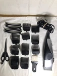 Remington HC80 Powered Hair Clipper Kit Silver Tested W/9 Attachments & Case. Fixed Price $15.00.