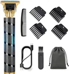 Cordless Hair Clipper, Beard Trimmer For Men, Rechargeable T-blade Grooming Kit. Fixed Price $17.12.