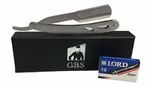 Gbs Single Edge Shavette Stainless Razor - Leather Case And 10 Pack Of Blades. Fixed Price $17.99.