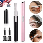 Women's Electric Eyebrow Trimmer Razor Hair Remover Facial Grooming Tool. Fixed Price $12.01.