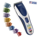 Rechargeable Hair Clipper - Trimmer, Easy Color Coded Guide Combs For Men, Kids. Fixed Price $59.94.