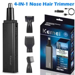 Kemei Top Nose Hair Trimmer Nasal Ear Kits Electric Personal Care Women. Fixed Price $14.49.