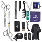 Equinox Professional Hair Scissors Set - Barber Kit, Includes Cutting. Fixed Price $42.98.
