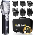 Fadeking Professional Hair Clippers For Men, Cordless Barber With Led. Fixed Price $54.93.