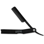 Common Wealth Cut Throat Razor Straight Edge Steel Barber Shaving Knife Black. Fixed Price $26.99.