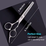 Naturebelle 6.7" Professional Barber Hair Teeth Thinning Cutting Scissors. Fixed Price $8.99.