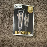 Wahl Barber Duo Legend Hero Haircutting Kit Black Gold V9000 Motor T-blade. Fixed Price $100.00.