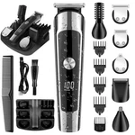 Cordless Men's Electric Barber Hair Trimmer Clipper Professional Body Beard Kit. Fixed Price $25.68.