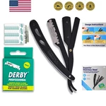 Equinox Professional Straight Edge Razor With Single Derby Blades 100% St.... Fixed Price $24.99.