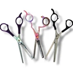 Lot Of 3 Hair Cutting Thinning Barbershop Shears Scissors Icon, Shape, Logo 5.5". Fixed Price $11.97.